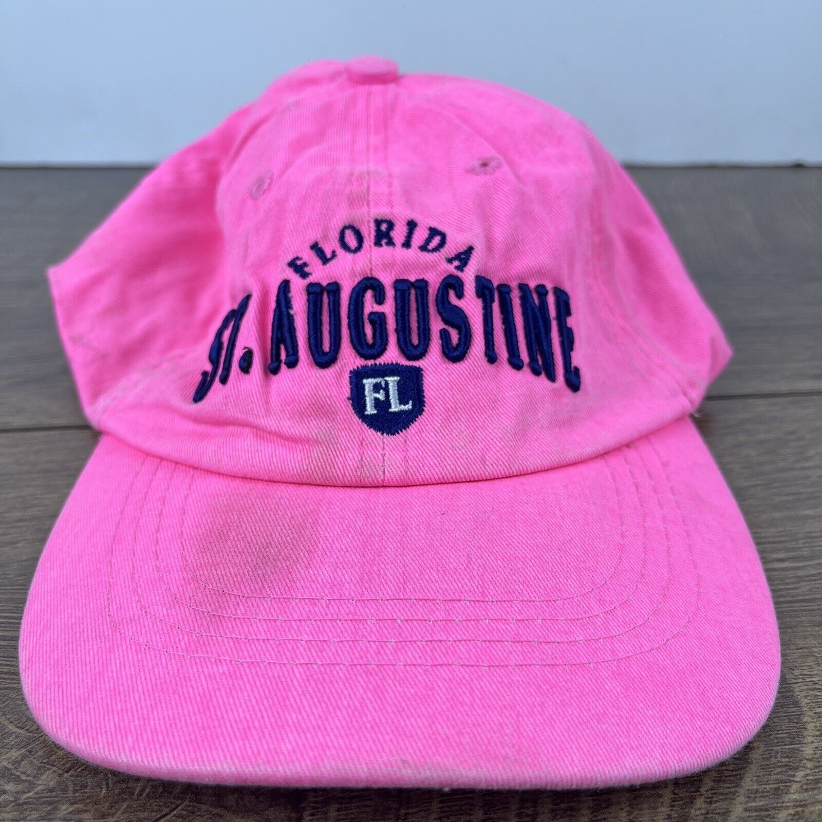 Other St. Augustine Florida Hat Pink Hat Adjustable Adult Size Hat Size ONE SIZE - 2 Thumbnail