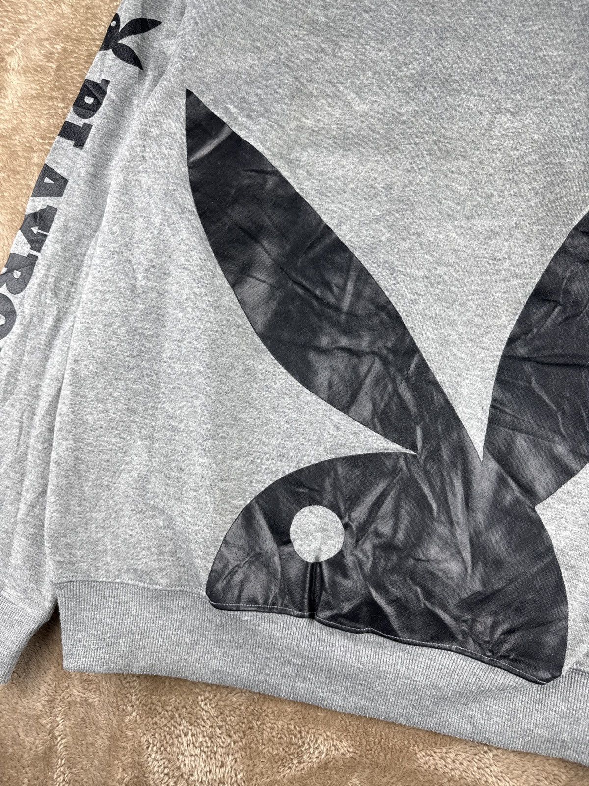 Playboy Vtg Playboy Bunny Crew Sweatshirt Double Sided Sleeve Rare Size US L / EU 52-54 / 3 - 6 Thumbnail