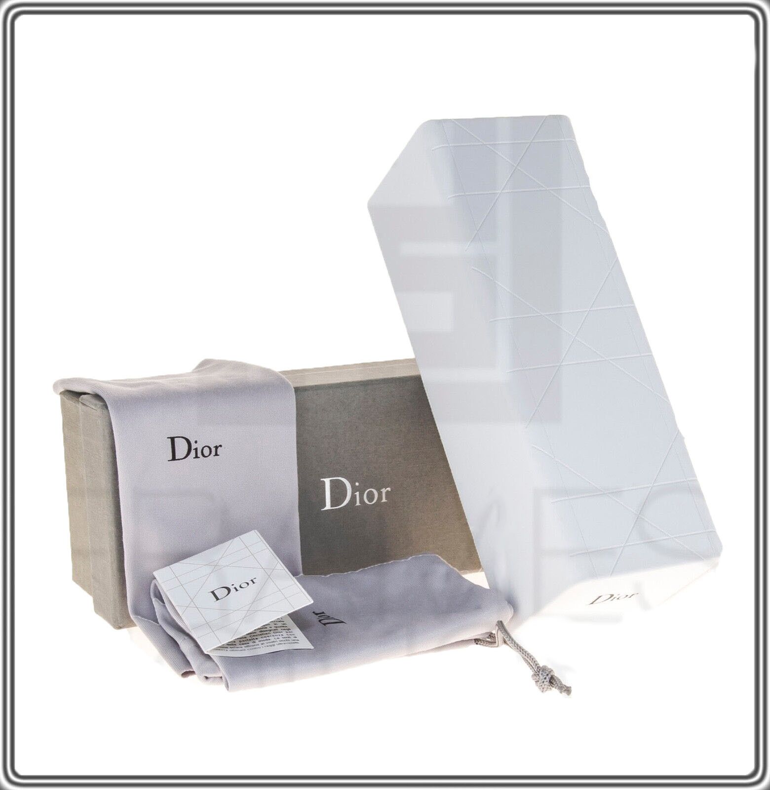 Christian Dior Monsieur CHRISTIAN DIOR CD3290 3290 ENVOL White Yellow Square Optical Size ONE SIZE - 10 Thumbnail