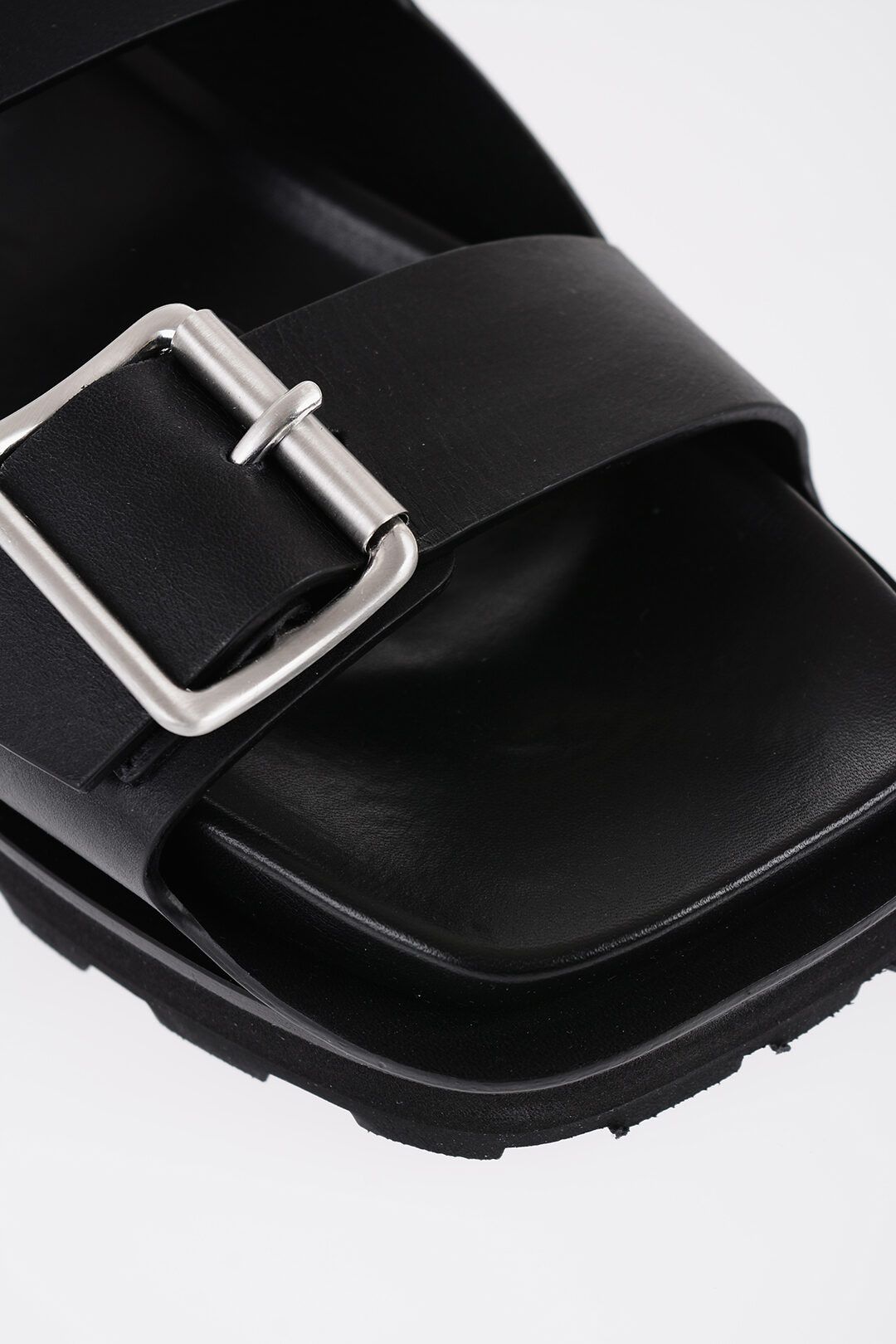 Jil Sander og1mm0625 Leather Slingback Sandals in Black Size US 9 / EU 42 - 4 Thumbnail