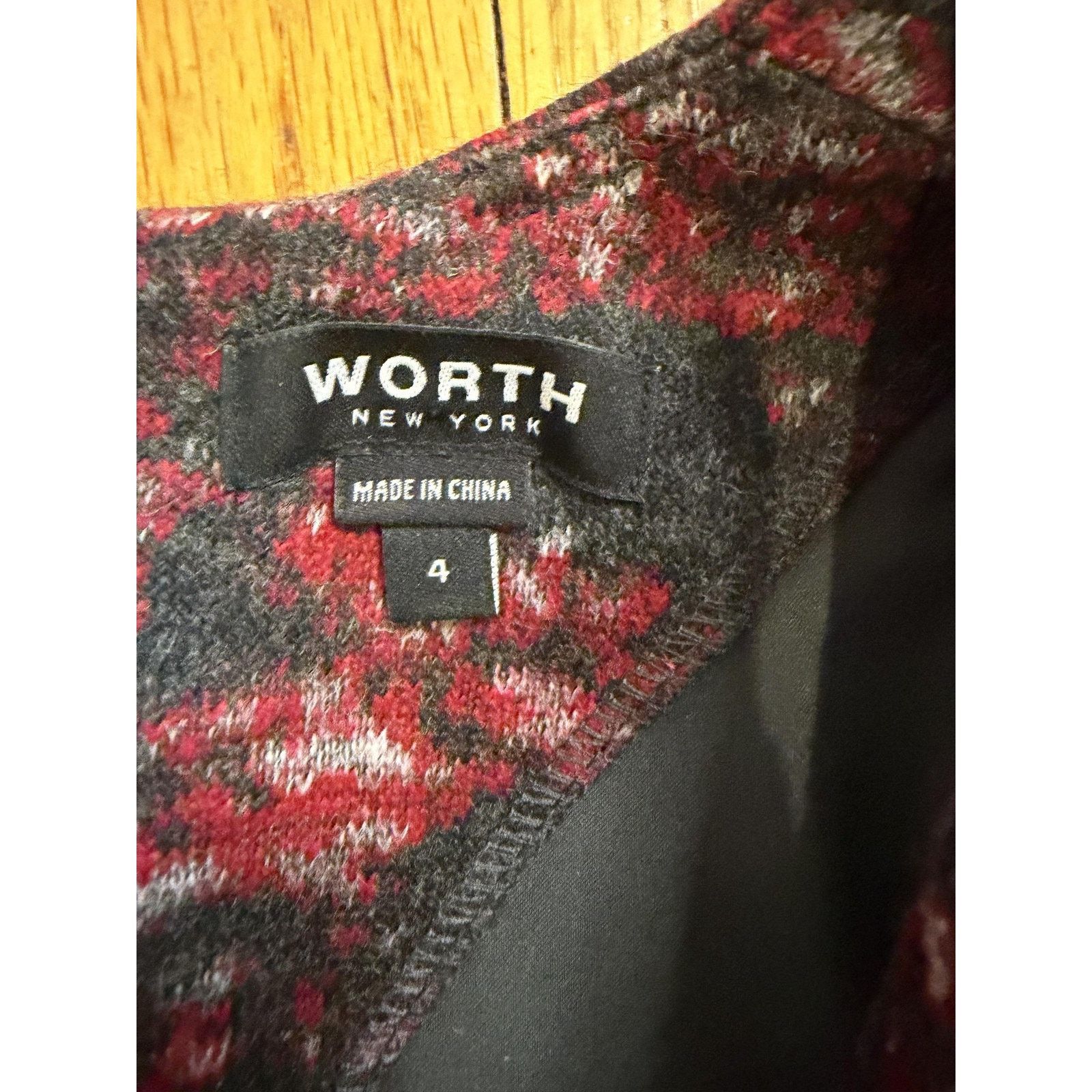 Other Worth New York WOMENS half sleeve V neck Dress sz 4 ` Size S / US 4 / IT 40 - 2 Thumbnail