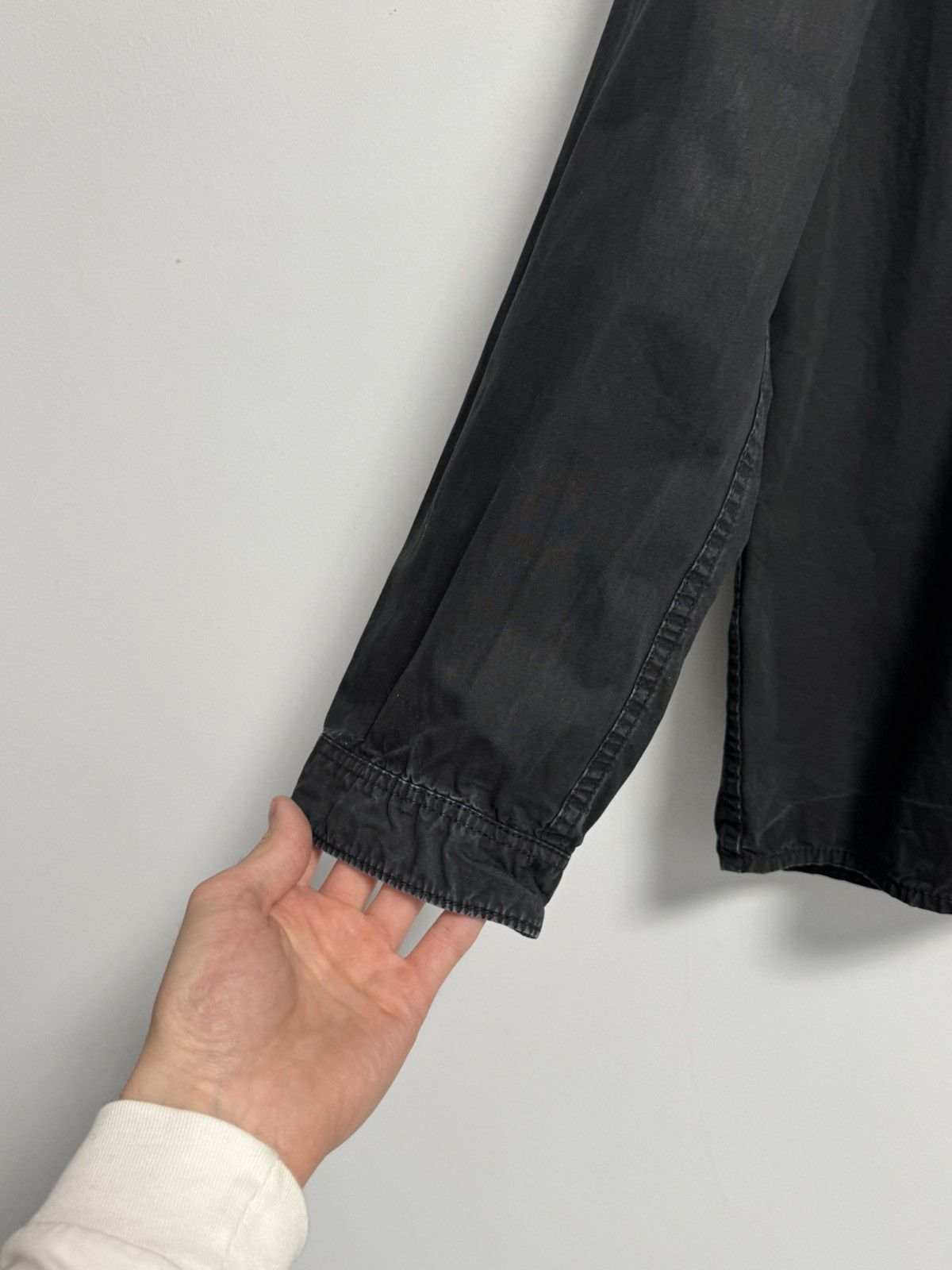 Stone Island Stone Island Vintage Overshirt Jacket Black Full Zip Compass Size US XXL / EU 58 / 5 - 6 Thumbnail