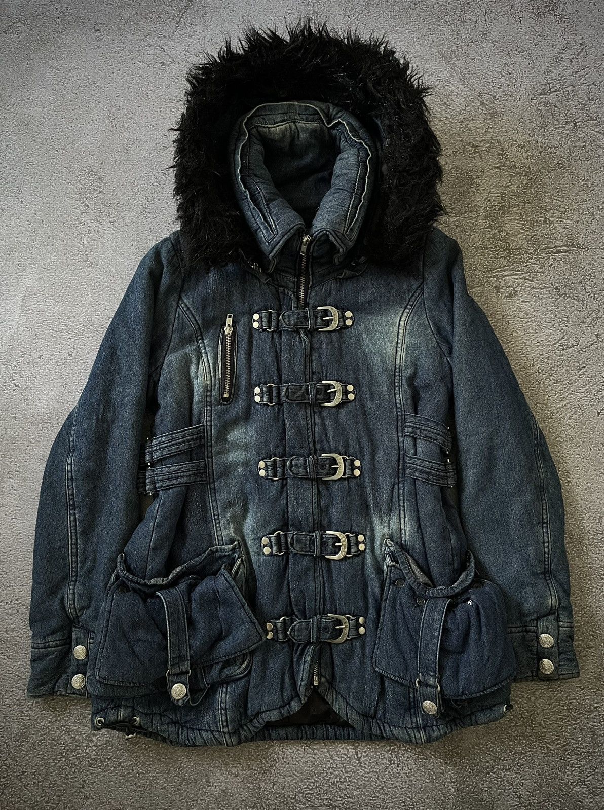 Japanese Brand BUNDLE X2 BACKS FUR GOTHIC BONDAGE SEDITIONARIES PUNK STYLE Size US M / EU 48-50 / 2 - 4 Thumbnail
