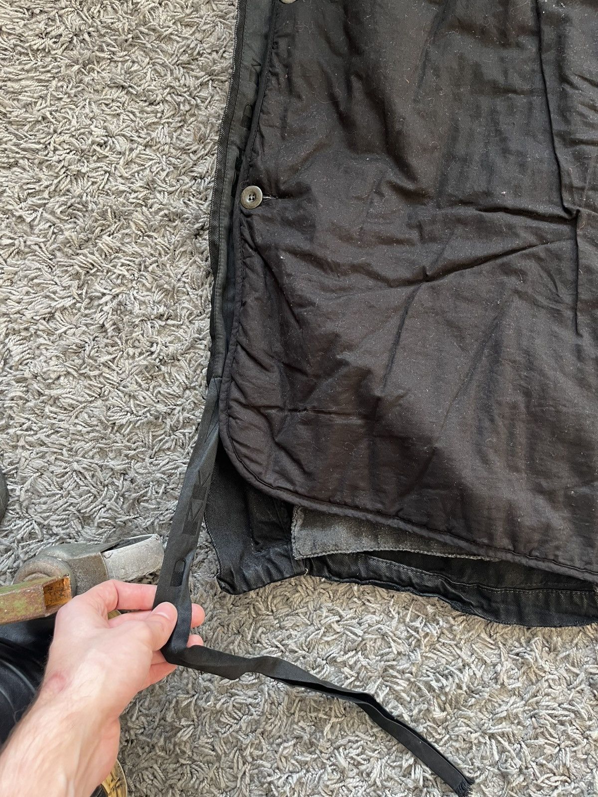 Rick Owens Drkshdw Rick Owens Waxed Denim Parka Size US S / EU 44-46 / 1 - 4 Thumbnail