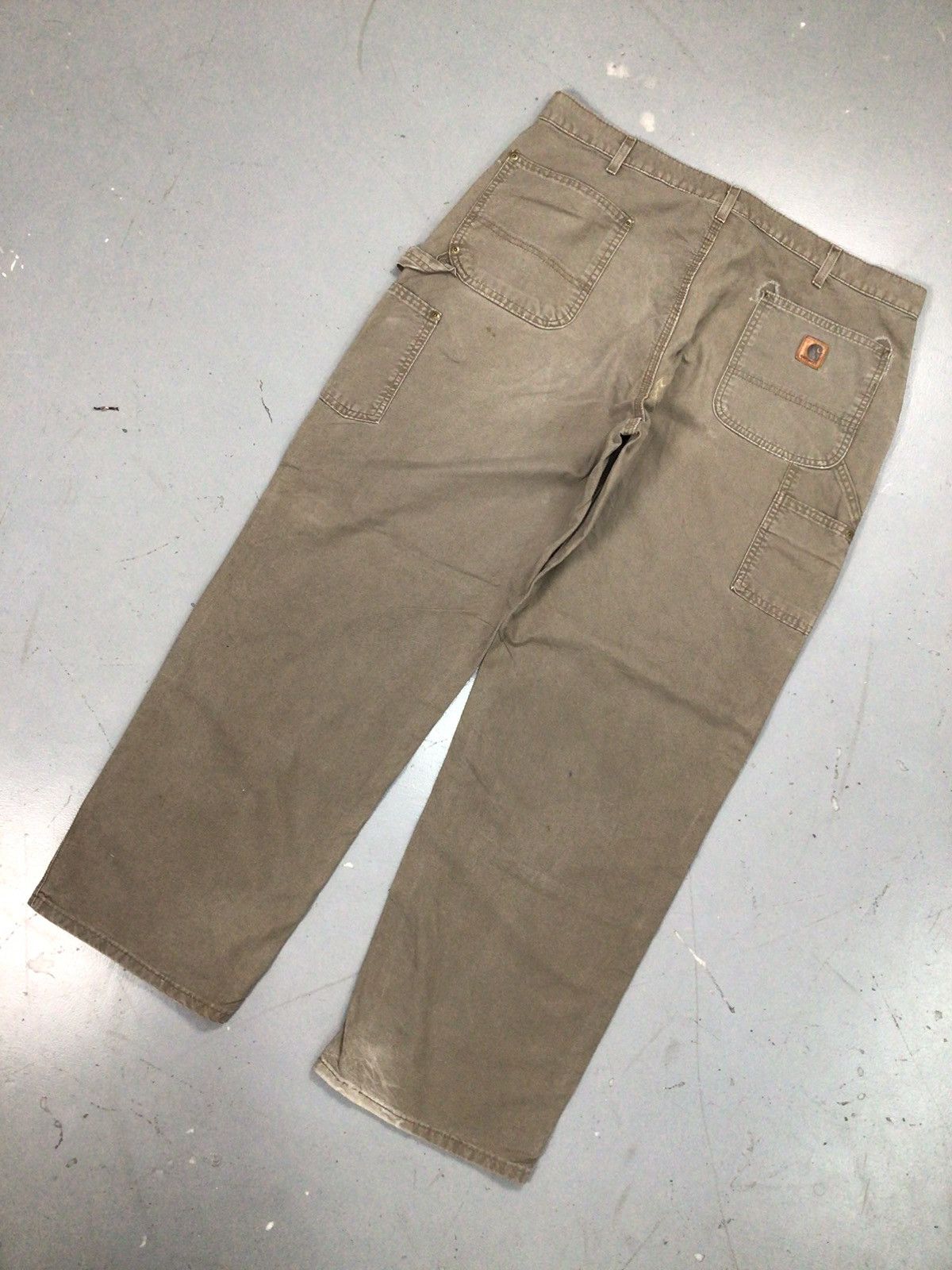 Carhartt × Vintage Vintage Carhartt B195 LBR double knee carpenter denim Size US 40 / EU 56 - 7 Thumbnail