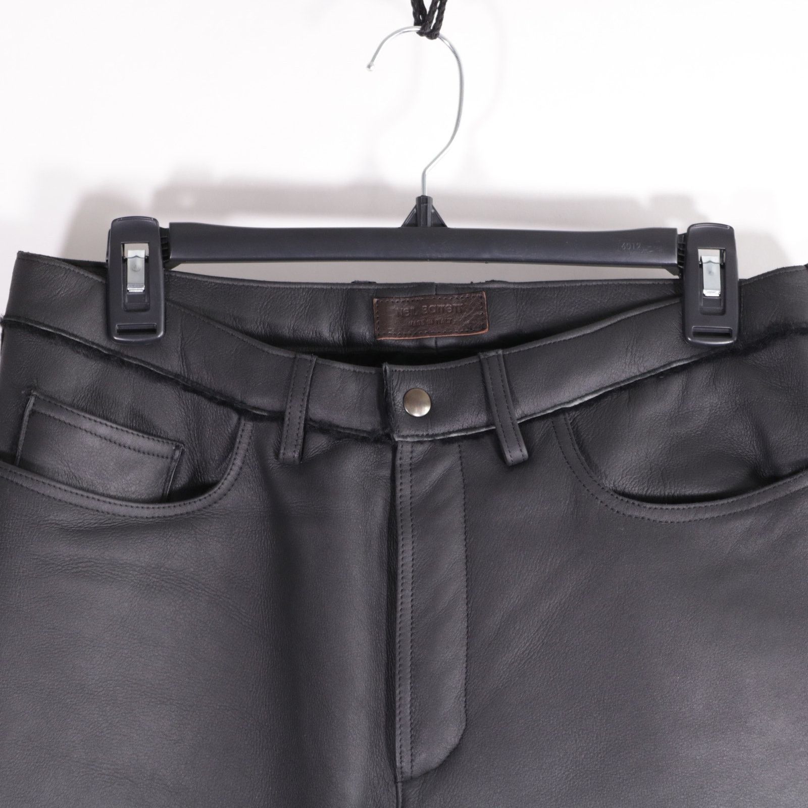Neil Barrett Neil Barrett Leather Shearling Pants Size Small Size US 30 / EU 46 - 2 Thumbnail