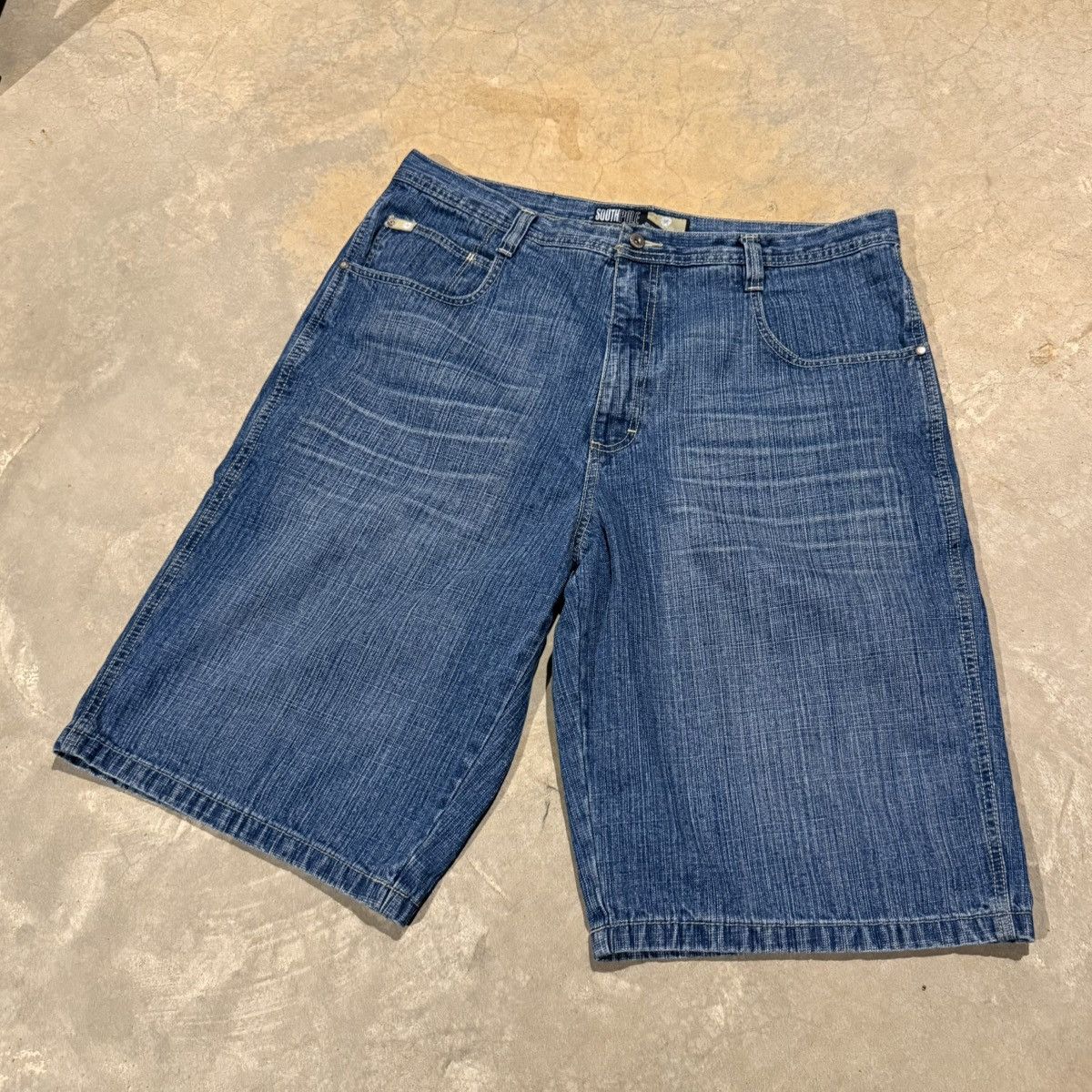 Southpole Vintage 2000s Southpole Baggy Faded Jorts Y2K Skater Grunge Size US 40 / EU 56 - 6 Thumbnail