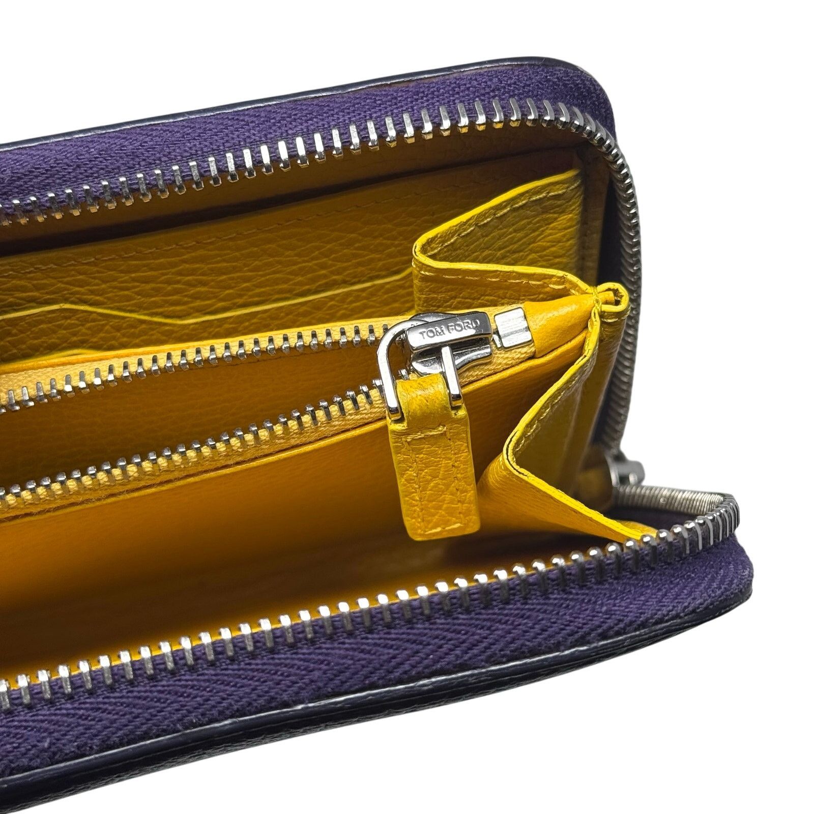 Tom Ford Tom Ford Purple Long Wallet Size ONE SIZE - 9 Thumbnail