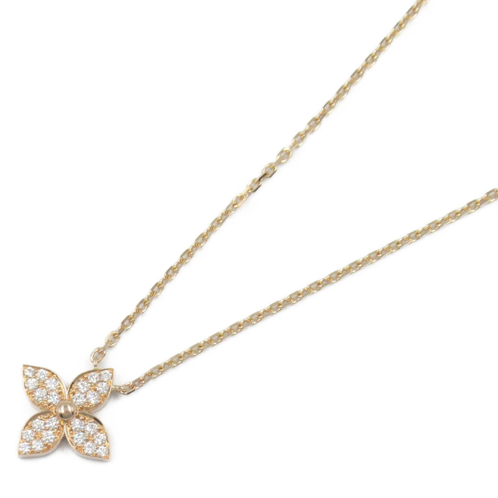 Louis Vuitton Louis Vuitton Pandantif Star Blossom Necklace Diamond K18Pg (Pink Gold) Clear Size ONE SIZE - 1 Thumbnail