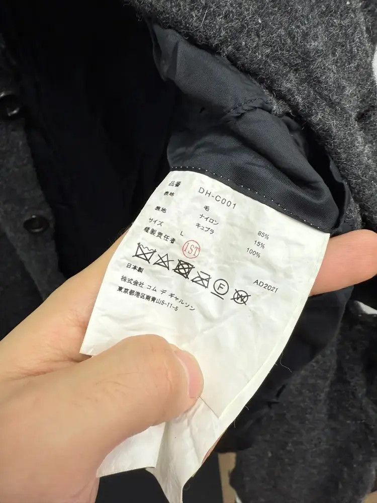 Comme des Garcons Comme Des Garcons Homme Deux Wool Coat Size US L / EU 52-54 / 3 - 9 Thumbnail
