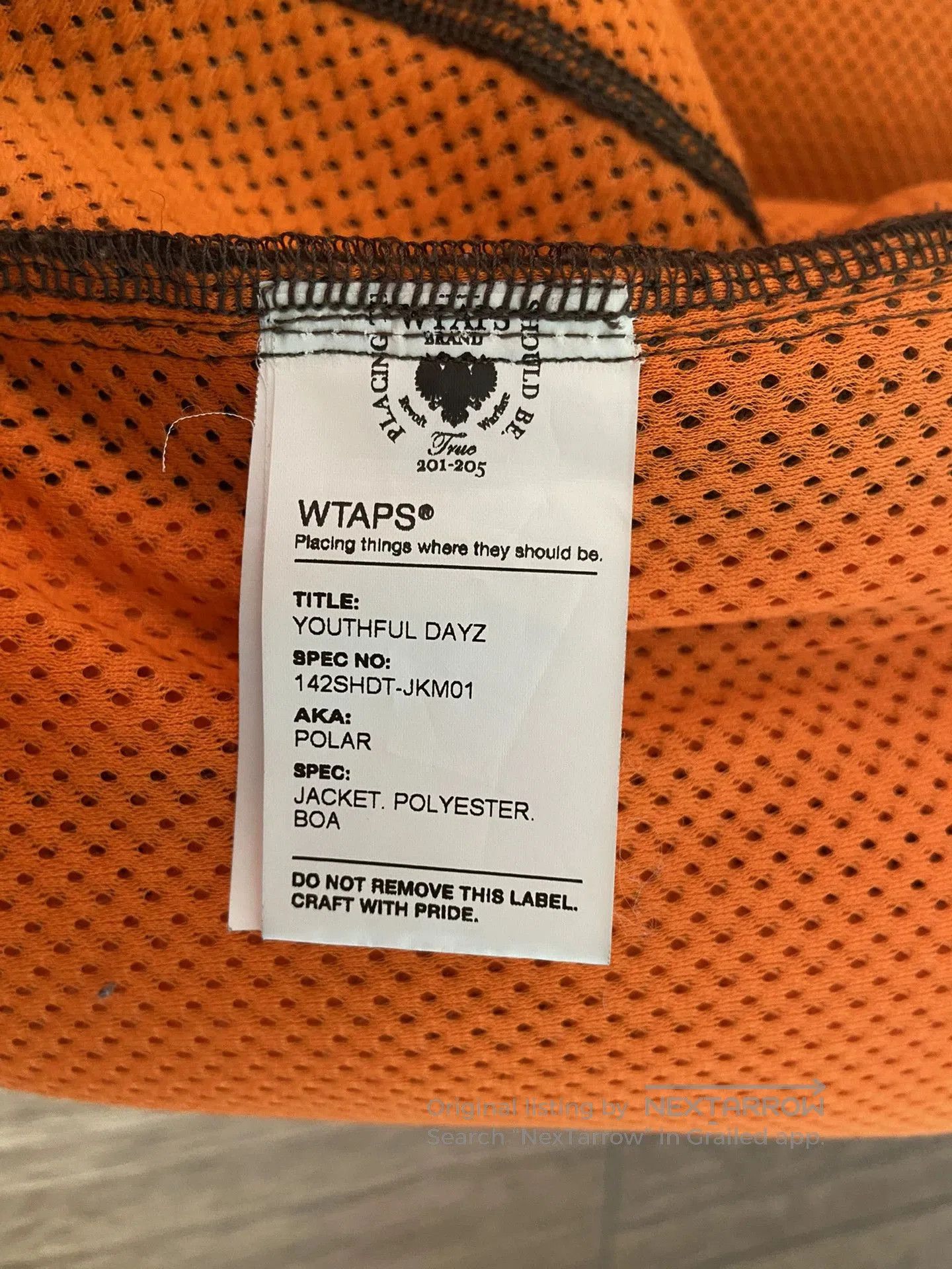 Wtaps WTAPS Polar Jacket in Brown Fleece. Size US L / EU 52-54 / 3 - 4 Thumbnail