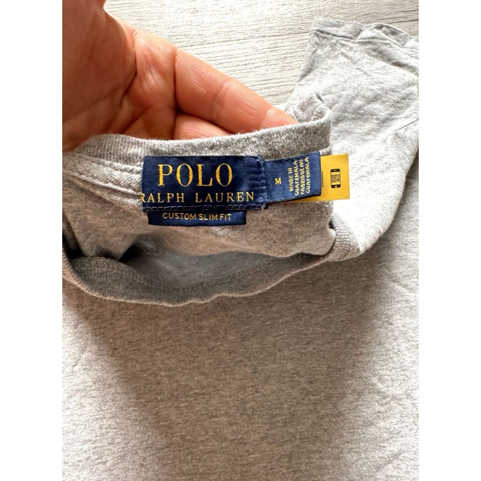 Polo Ralph Lauren Polo Ralph Lauren T-Shirt Crew Neck Bear Tee Heather Grey M Men Short Sleeve Gray Bears Polo Bear Brand Shirt Mens M Size US M / EU 48-50 / 2 - 6 Thumbnail