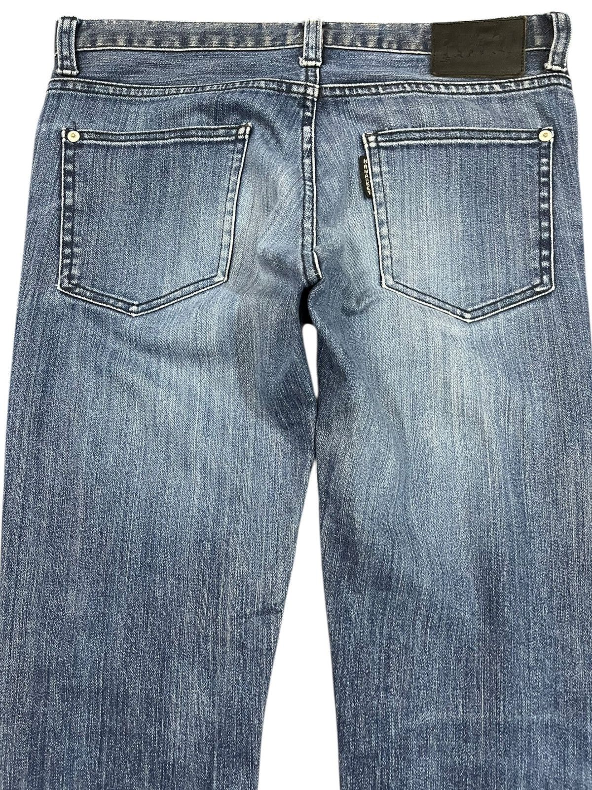 Blue Blue Japan × HOLLYWOOD RANCH MARKET × Japan Blue Vintage Hollywood Ranch Market Slim Fit Distressed Denim Size US 32 / EU 48 - 6 Thumbnail