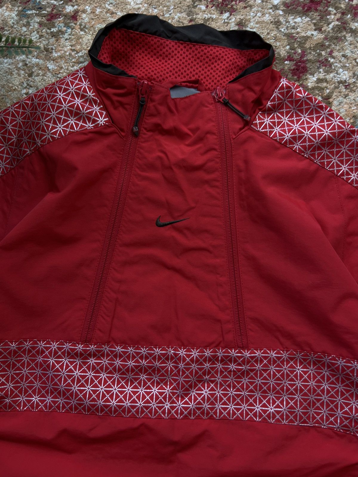 Nike × Vintage 🍒 NIKE RETRO TRACK JACKET ANORAK CENTRAL SWOOSH LOGO Y2K Size US M / EU 48-50 / 2 - 3 Thumbnail