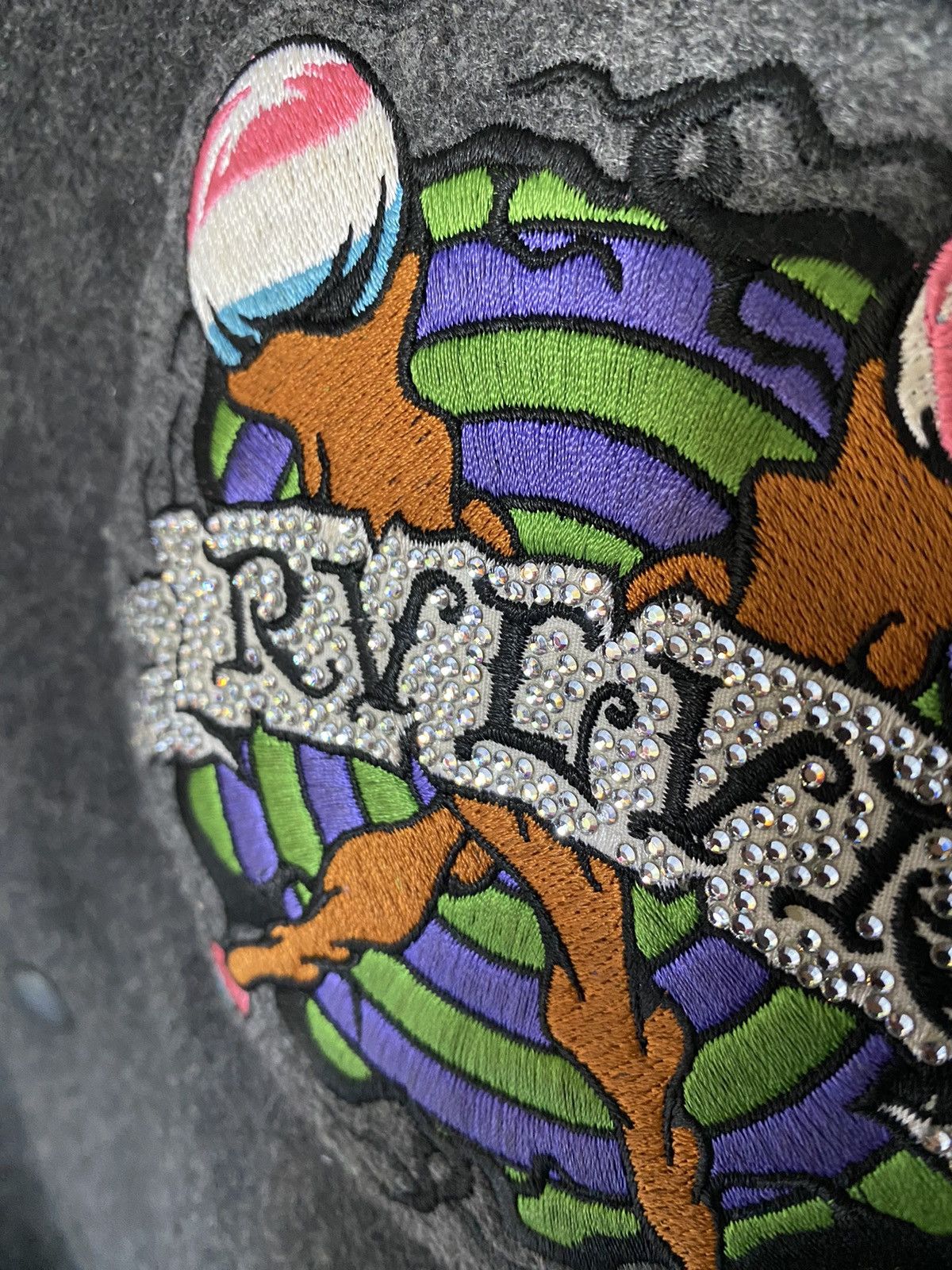 PHENOMENON AW02 REVOLVER murakami floral varsity leather jacket Size US M / EU 48-50 / 2 - 14 Thumbnail