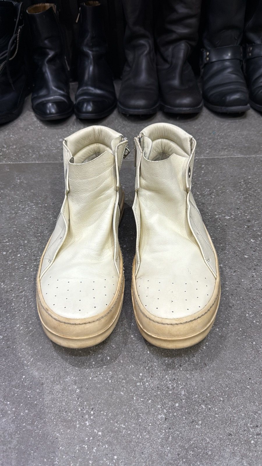 Rick Owens f/w 2017 rick owens glitter island dunk milk colorway Size US 11 / EU 44 - 3 Thumbnail