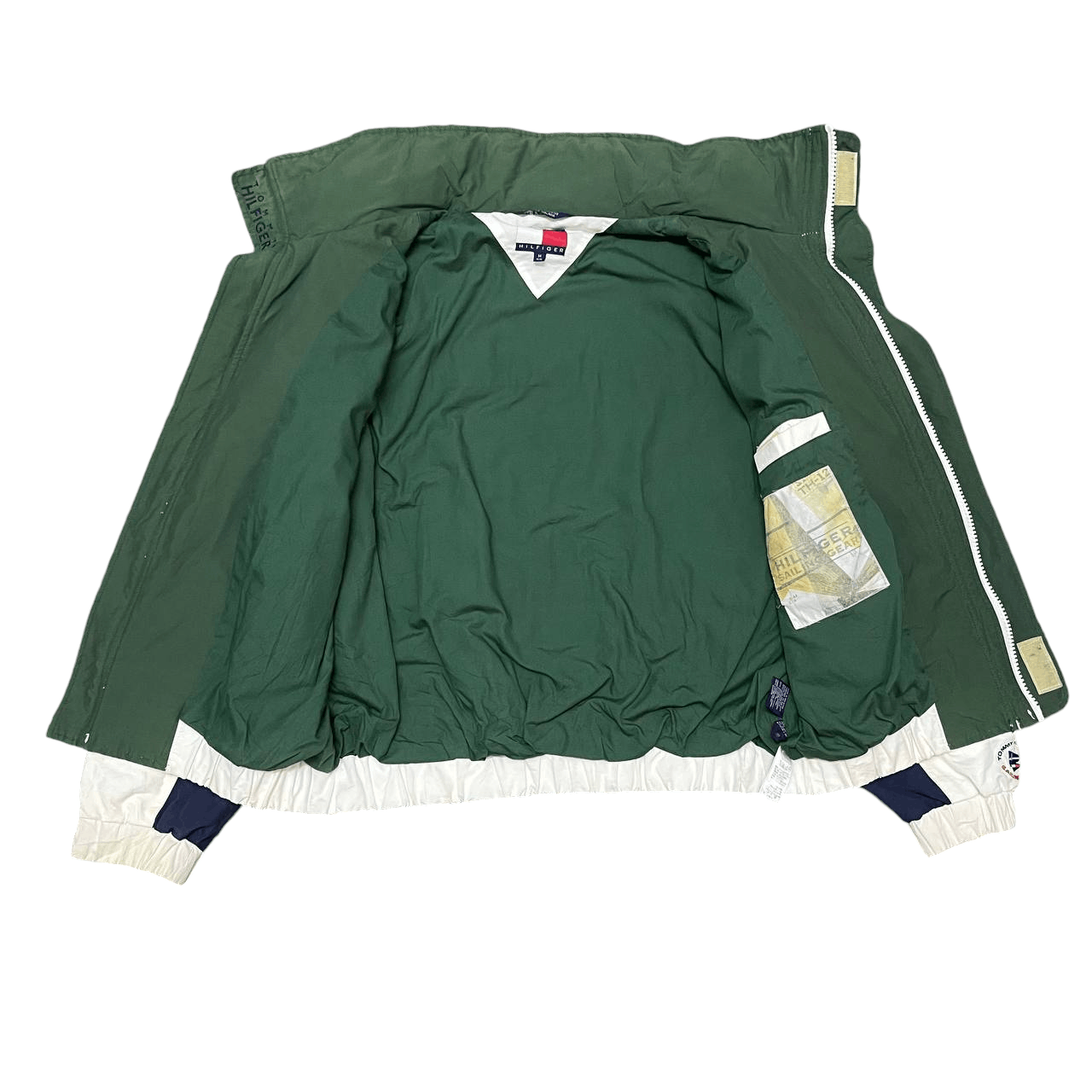 Tommy Hilfiger Vintage Tommy Hilfiger Sailing Gear Jacket Hidden Hood Size US M / EU 48-50 / 2 - 8 Thumbnail