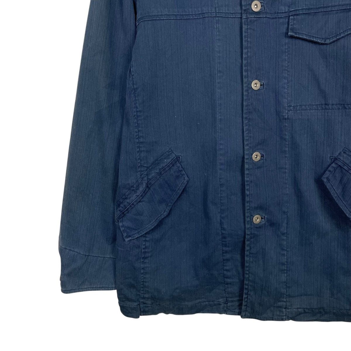 Kansai Yamamoto Kansai Yamamoto Blue Cotton Jacket Size US M / EU 48-50 / 2 - 3 Thumbnail