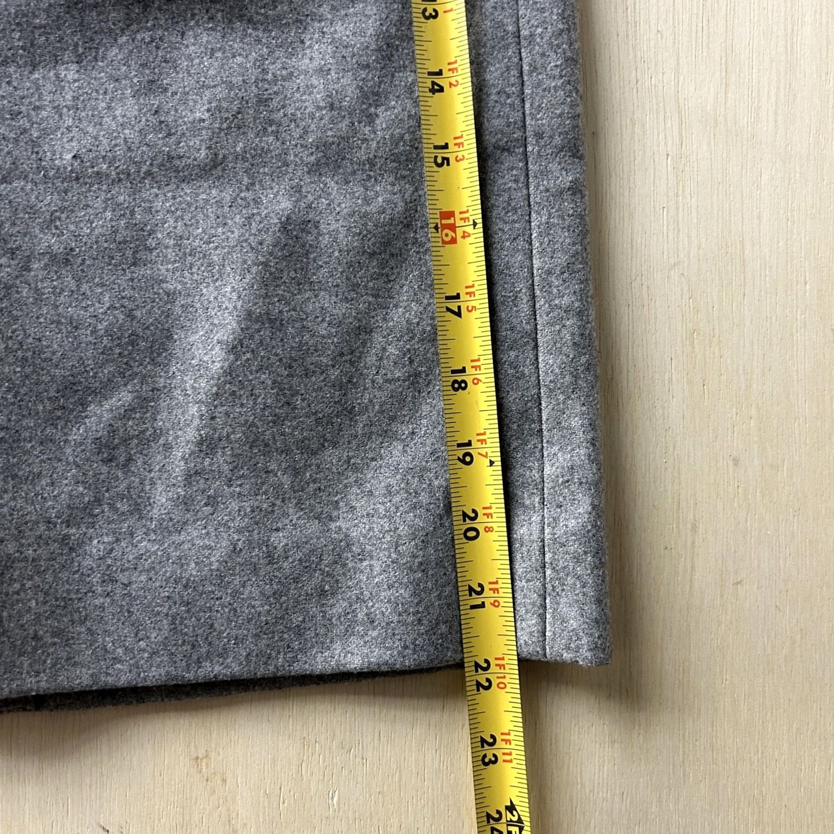 J.Crew J.Crew Skirt Womens 12 Gray Wool Pencil Knee Length Lined Workwear Office Career Size 34" / US 12 / IT 48 - 5 Thumbnail