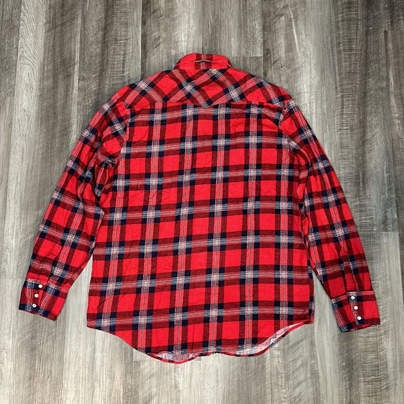 Other Stir-Ups Western Model Flannel Pearl Snap - Large Size US L / EU 52-54 / 3 - 3 Thumbnail