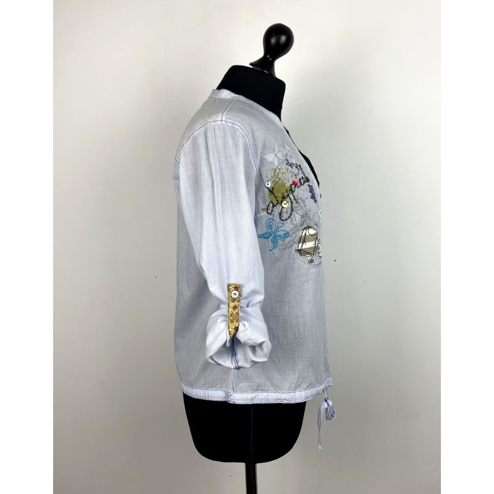 Desigual Desigual womens blue blouse shirt M Size M / US 6-8 / IT 42-44 - 5 Thumbnail