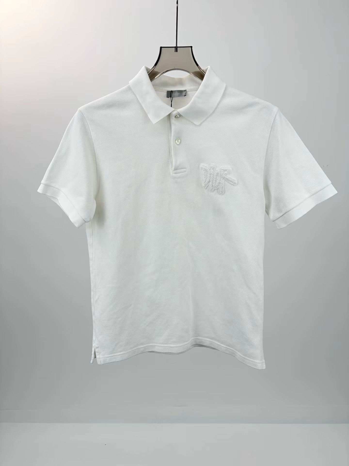 Dior DIOR Flocked Logo Short Sleeve Polo K1 Size US S / EU 44-46 / 1 - 1 Thumbnail