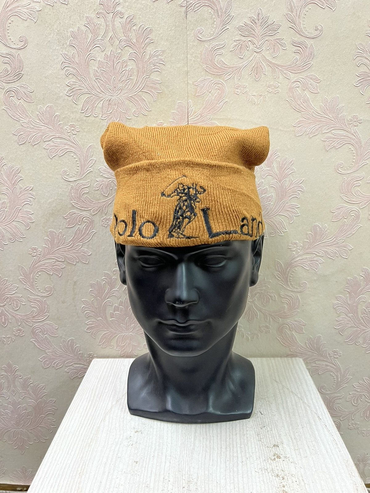 Vintage Vintage Polo Land Spell Out Beanie Hats Size ONE SIZE - 2 Thumbnail