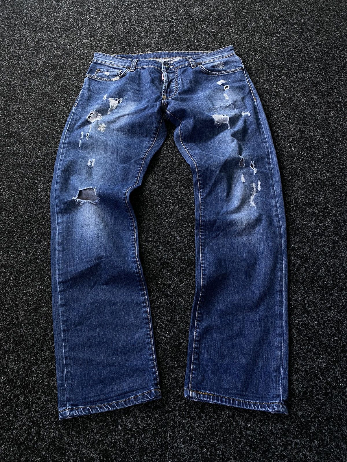 Dsquared2 Dsquared2 Distressed Denim pants Jeans Made In Italy 🇮🇹 Size US 35 - 1 Thumbnail