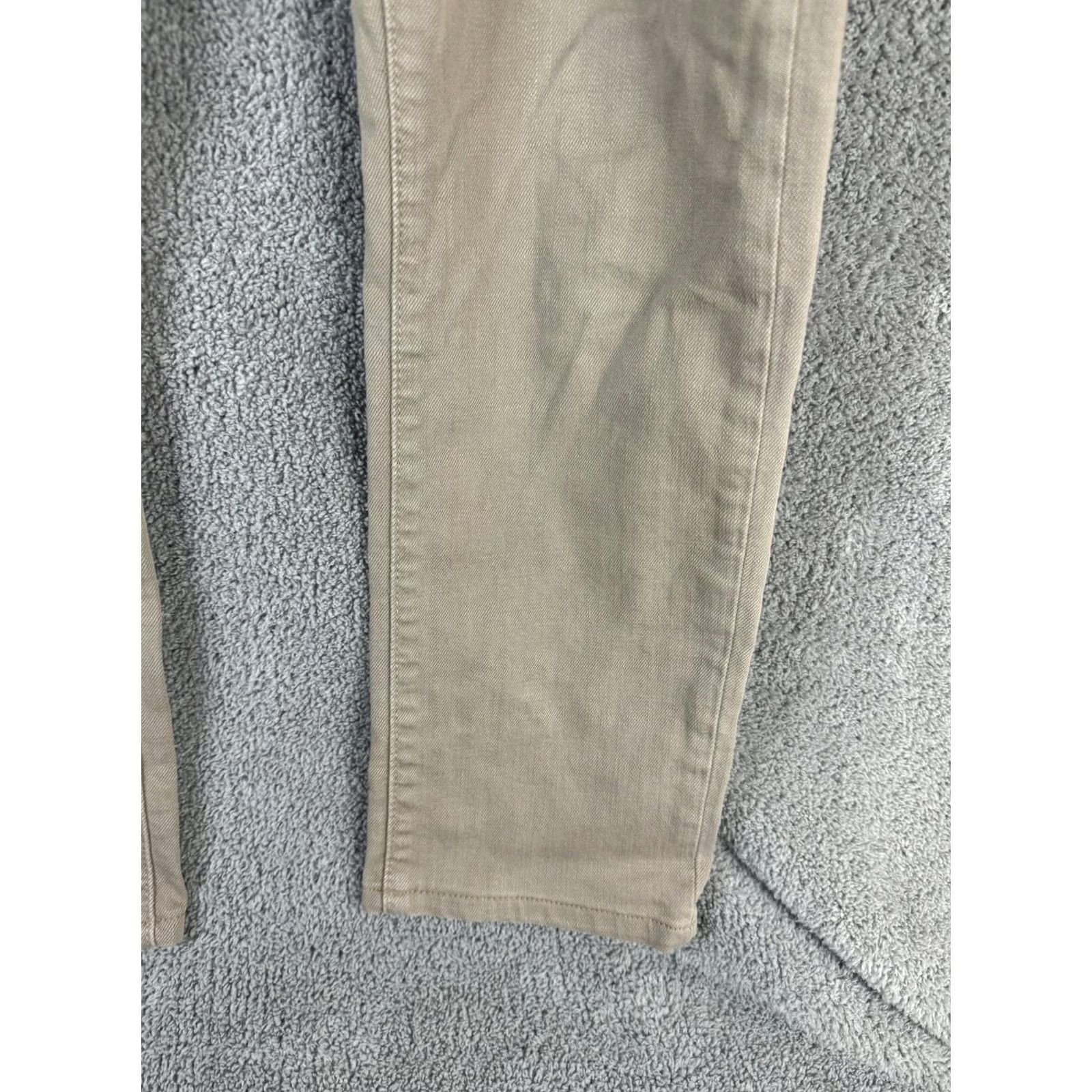 Bonobos Bonobos Jeans Mens 29x28 Beige Straight Leg Stretch Denim Casual Khaki Pants Jeans Men 29 Beige Straight Leg Size US 29 - 7 Thumbnail
