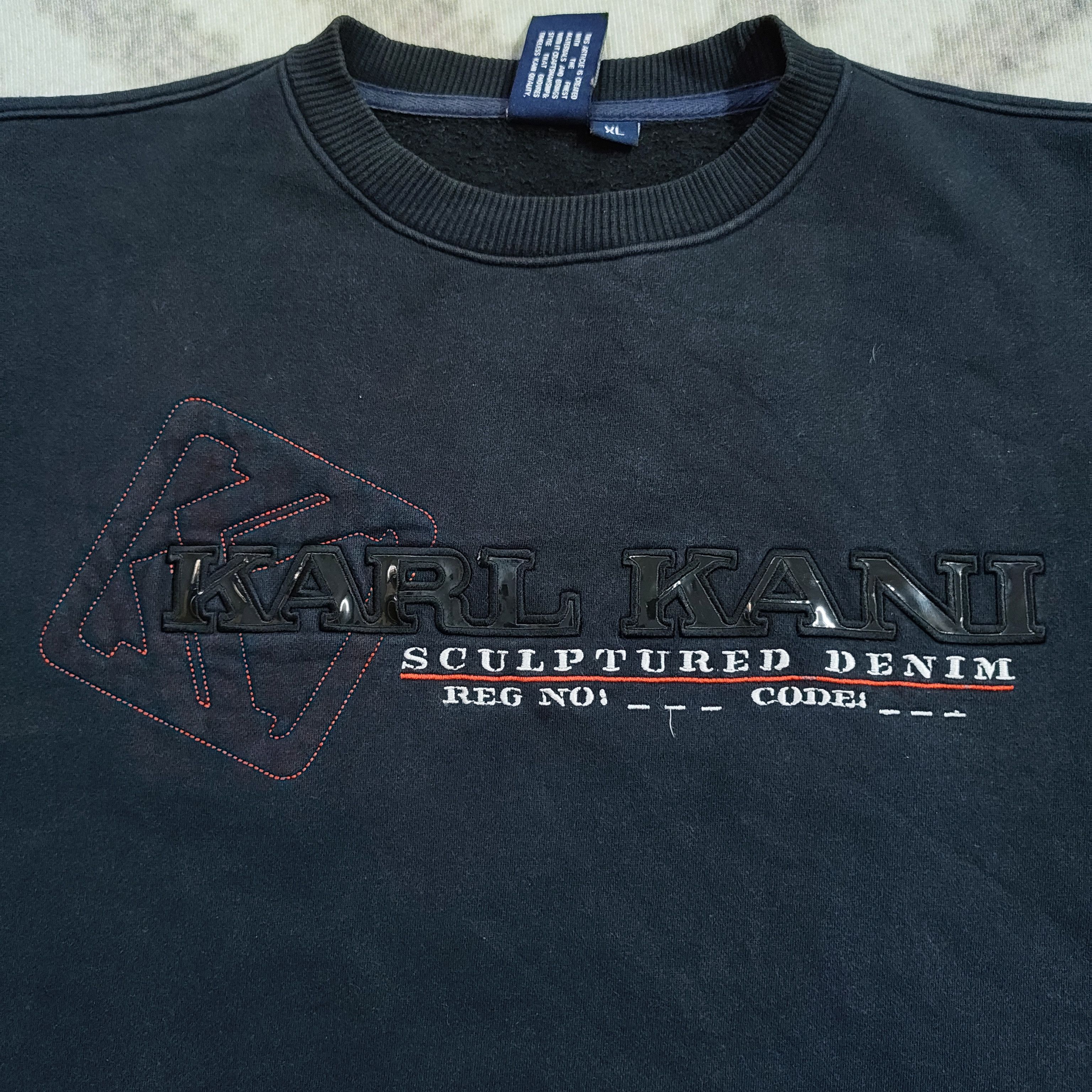 Karl Kani KARL KANI Spellout Oversized Sweatshirt Size US XL / EU 56 / 4 - 3 Thumbnail