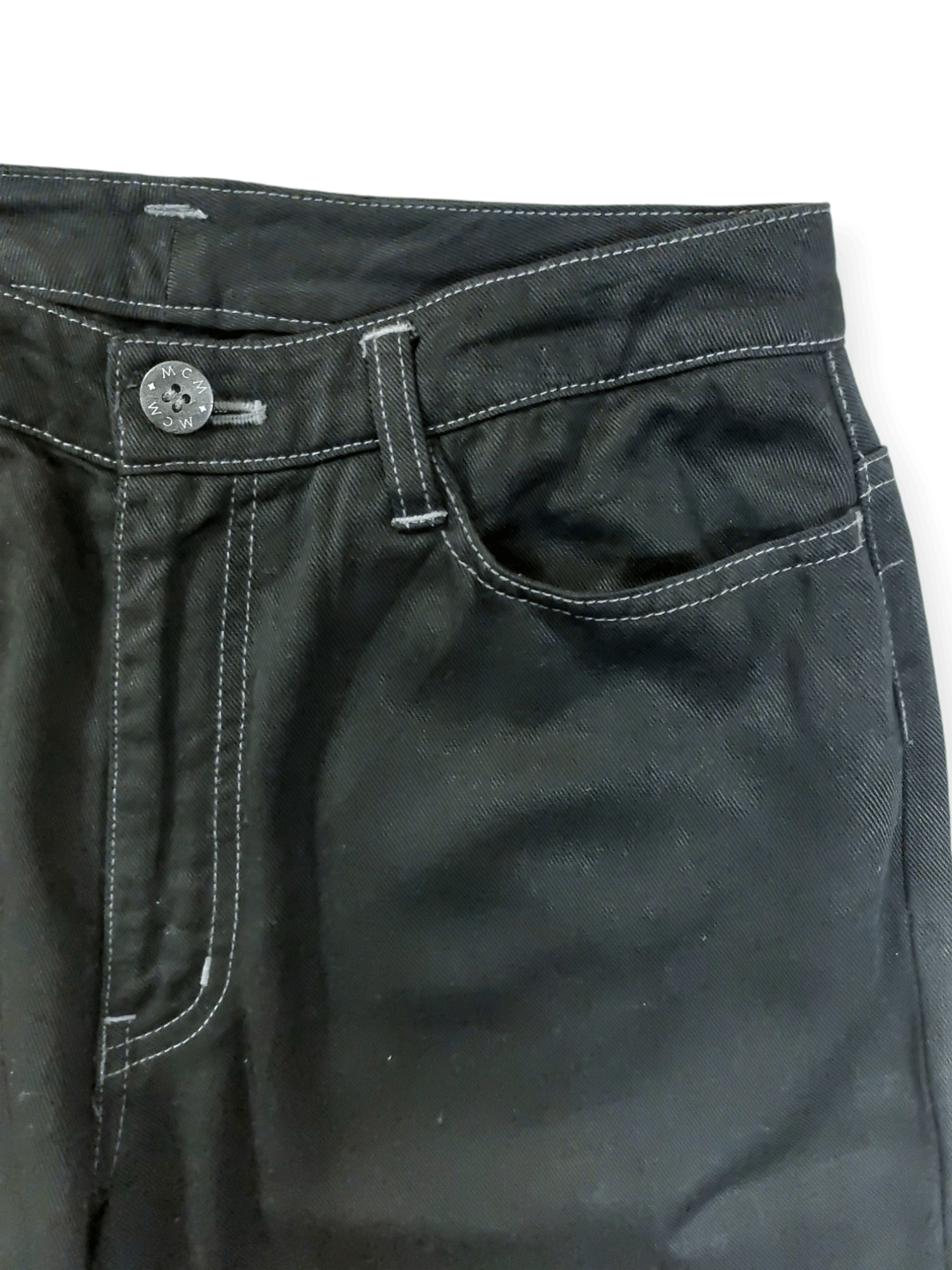 MCM Embroidered Logo MCM Cupra Pants Japan Made Size 26" / US 2 / IT 38 - 7 Thumbnail