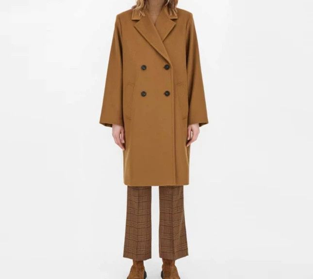 Max Mara Max Mara Sion double-breasted lapel coat Size L / US 10 / IT 46 - 7 Thumbnail