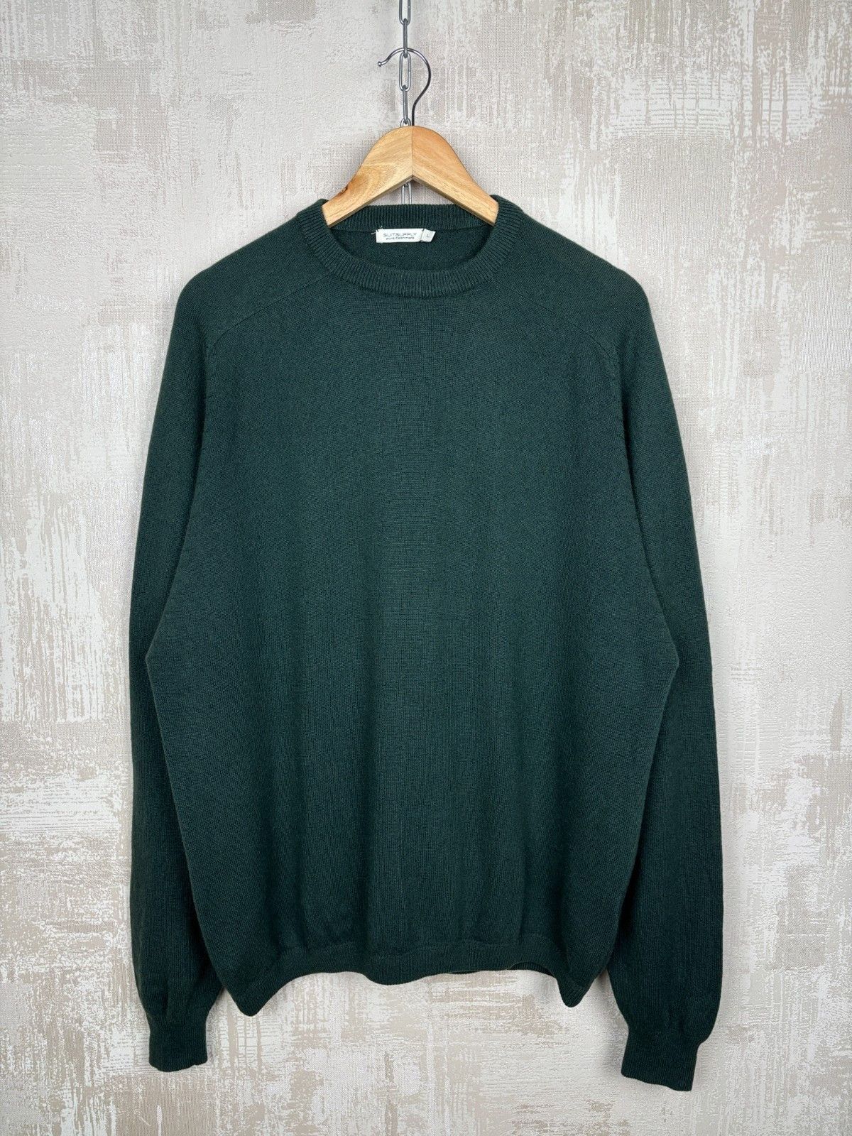 Suitsupply Suitsupply Pure Cashmere Crew Neck Sweater Size fits XL Size US XL / EU 56 / 4 - 2 Thumbnail