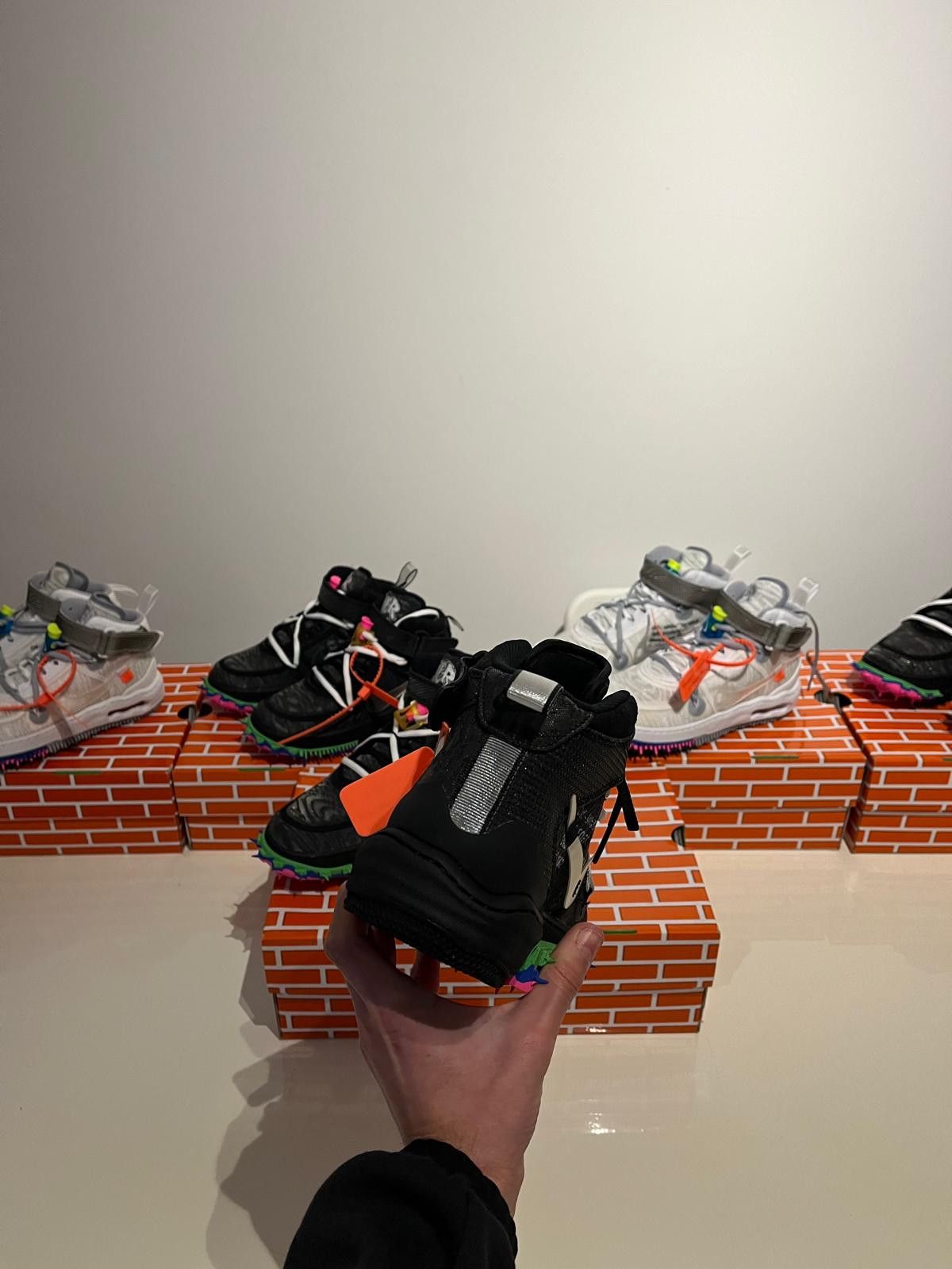 Nike × Off-White Nike Air Force 1 Mid SP Off-White - Black 40.5 Size US 7.5 / EU 40-41 - 7 Thumbnail