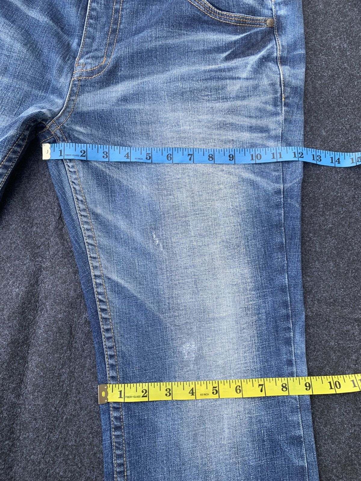 Beauty Beast Pasta Denim big cross like chrome hearts style Size US 35 - 12 Thumbnail