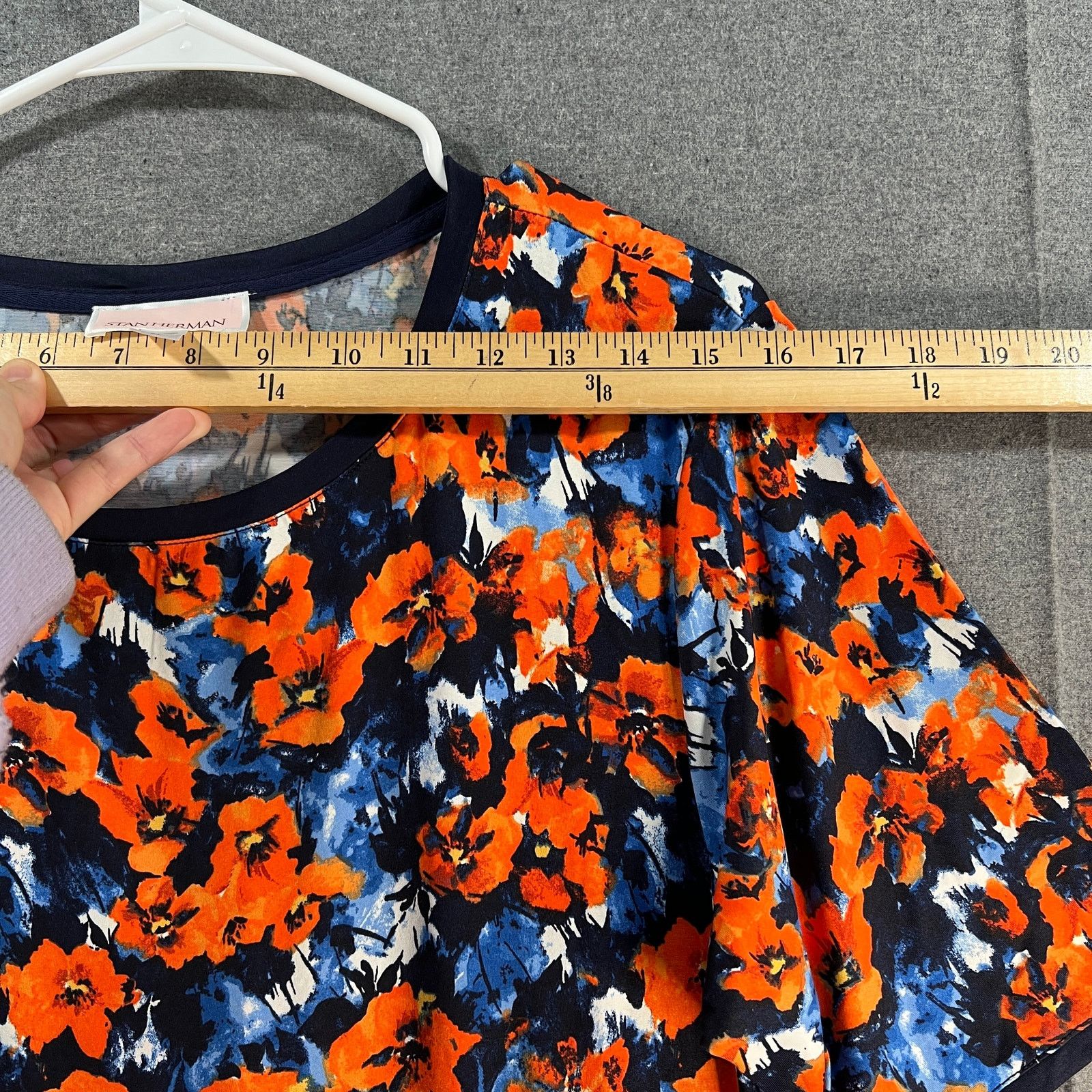 Other Stan Herman Luxe Jersey T-Shirt Elbow Sleeve Dres Size M / US 6-8 / IT 42-44 - 6 Thumbnail
