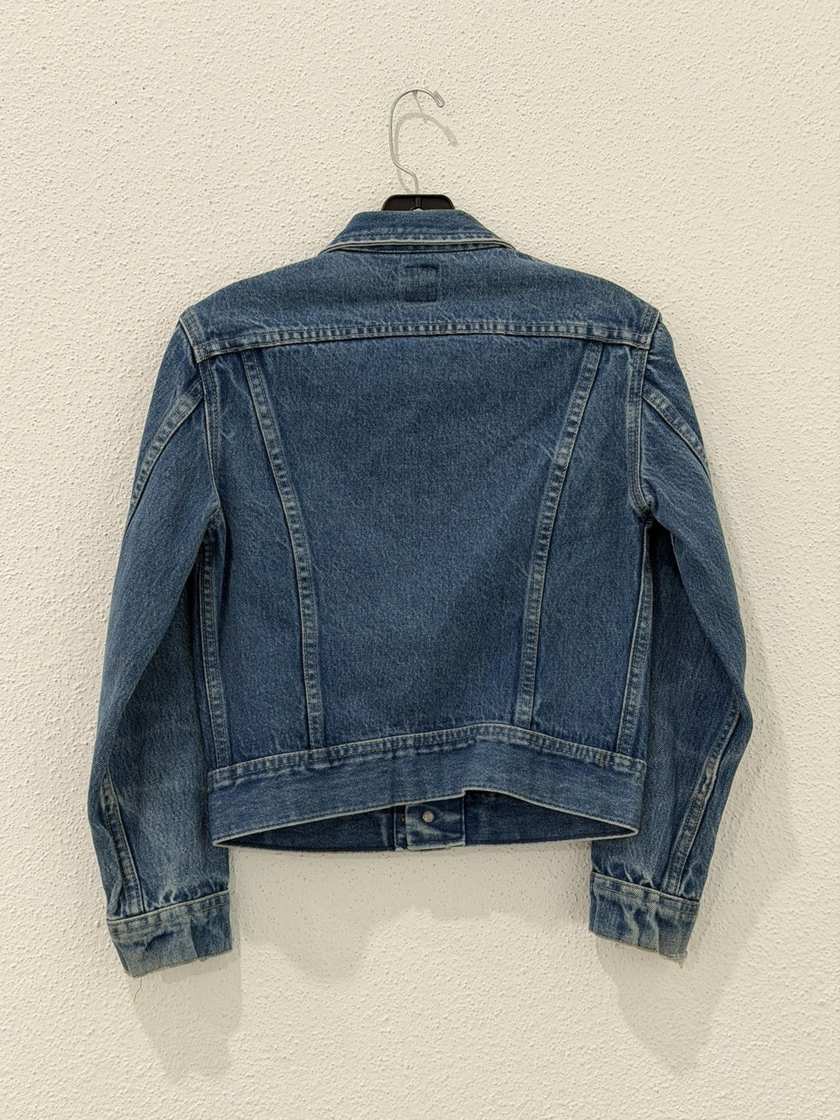 Lee Vintage 60s Lee Denim Trucker Jacket Union Made USA Wmn’s 14 Size S / US 4 / IT 40 - 3 Thumbnail