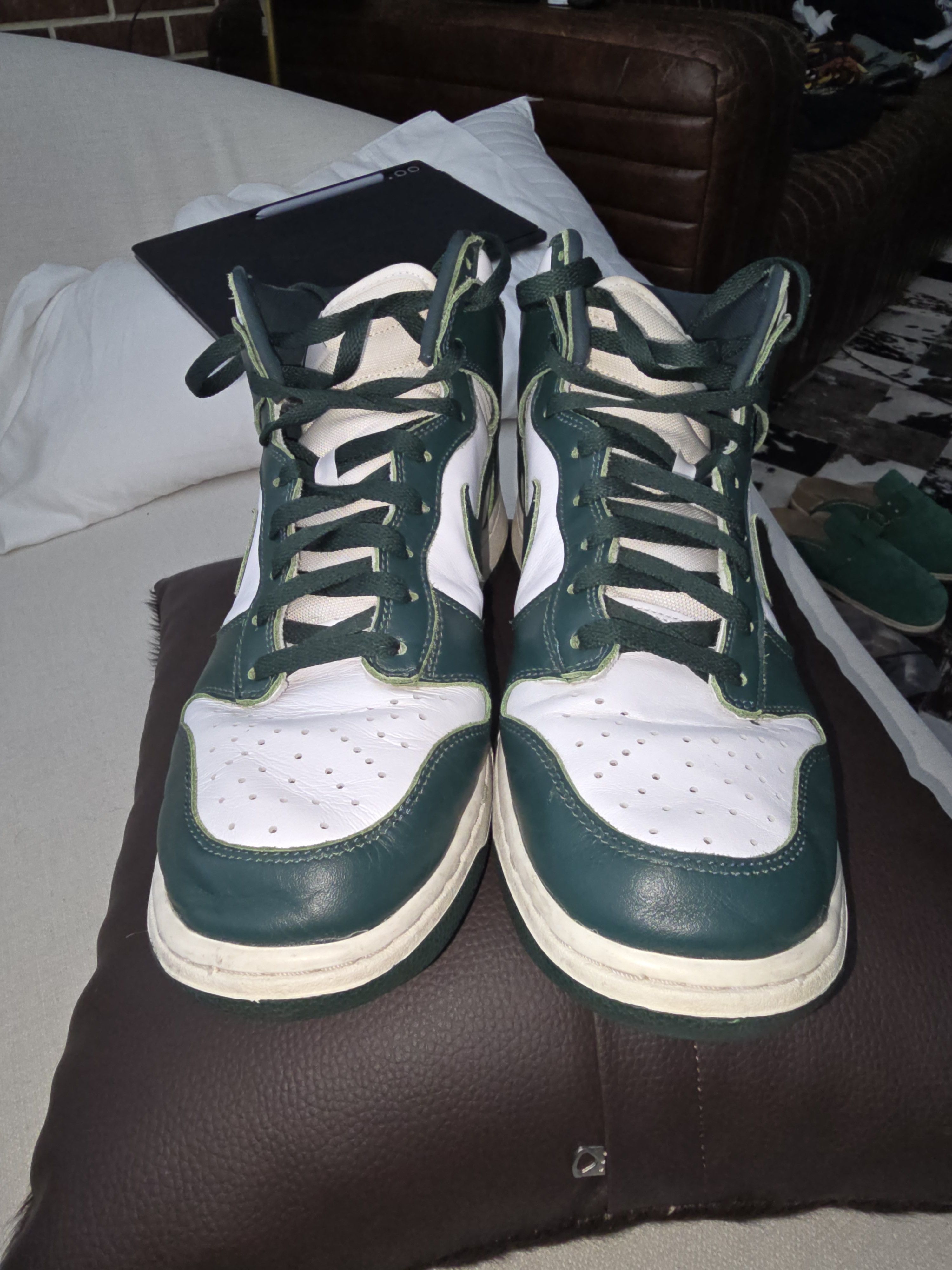 Nike Green Nike Dunks Size US 12 / EU 45 - 2 Thumbnail
