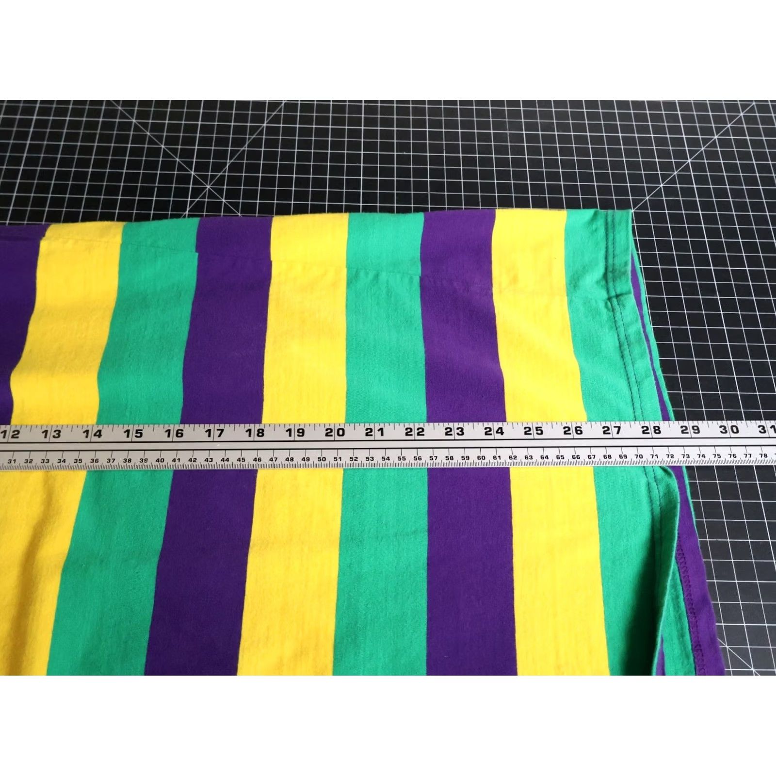 Vintage NOLA Polo Shirt Striped Long Sleeve Rugby NOLA Men Large Yellow Purple Striped Mardi Gras Vintage Size US L / EU 52-54 / 3 - 6 Thumbnail