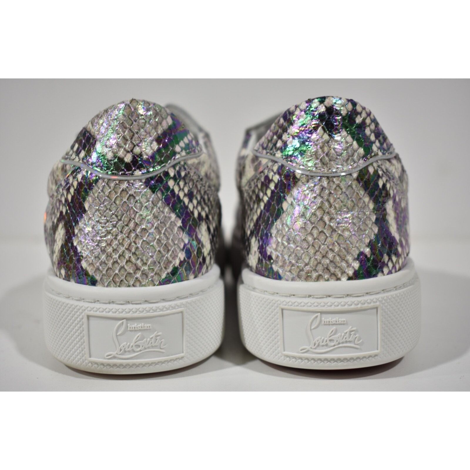 Christian Louboutin Christian Louboutin Flat Snake Lace Up Low Top Sneaker 38.5 Size US 8.5 / IT 38.5 - 11 Thumbnail