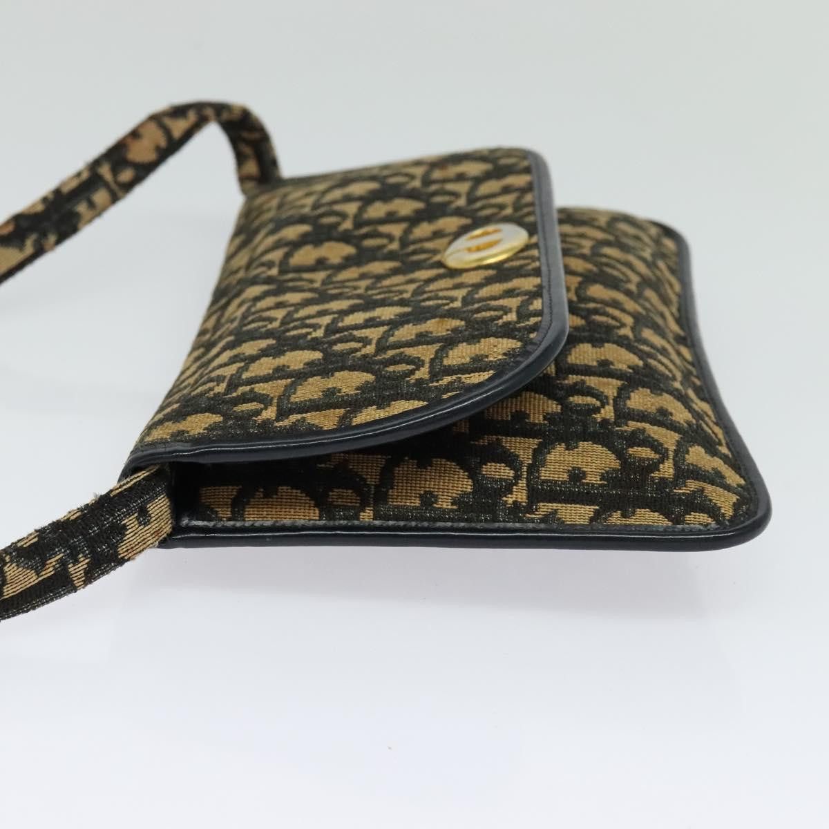 Dior DIOR Trotter Canvas Shoulder Bag Navy Size ONE SIZE - 4 Thumbnail