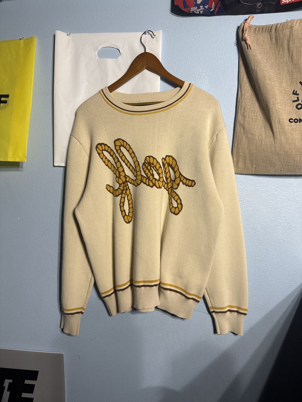 Golf Wang Golf wang rope text sweater. Size US L / EU 52-54 / 3 - 1 Thumbnail