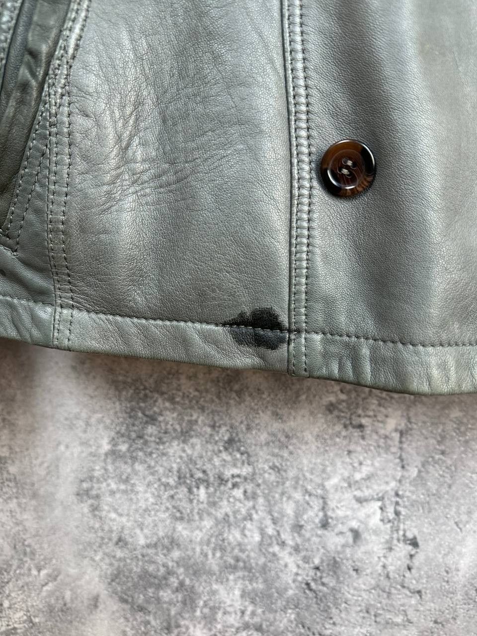 Burberry Burberry London Leather Biker Jacket Double Breasted Gray Size M / US 6-8 / IT 42-44 - 9 Thumbnail