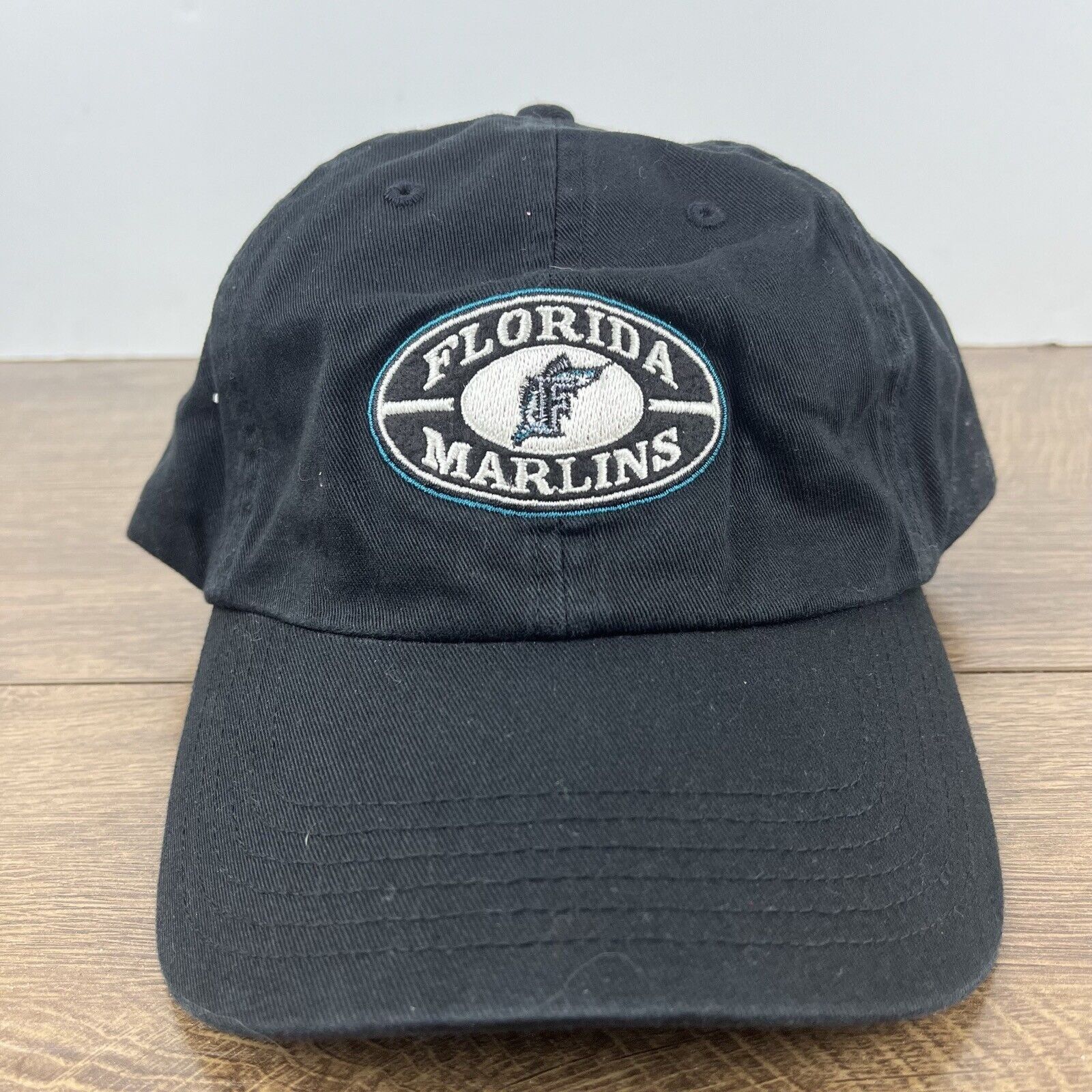 Other Florida Marlins MLB Hat Black Florida Hat Adjustable Black A Size ONE SIZE - 4 Thumbnail