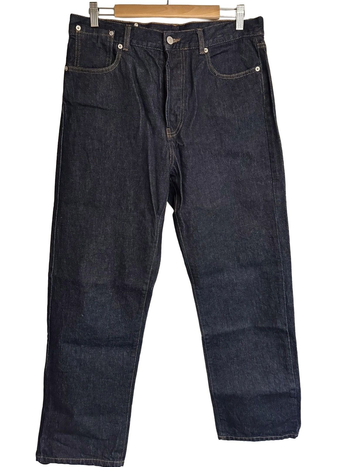 Dries Van Noten Dries Van Noten Straight Leg Jeans Size US 31 - 1 Thumbnail