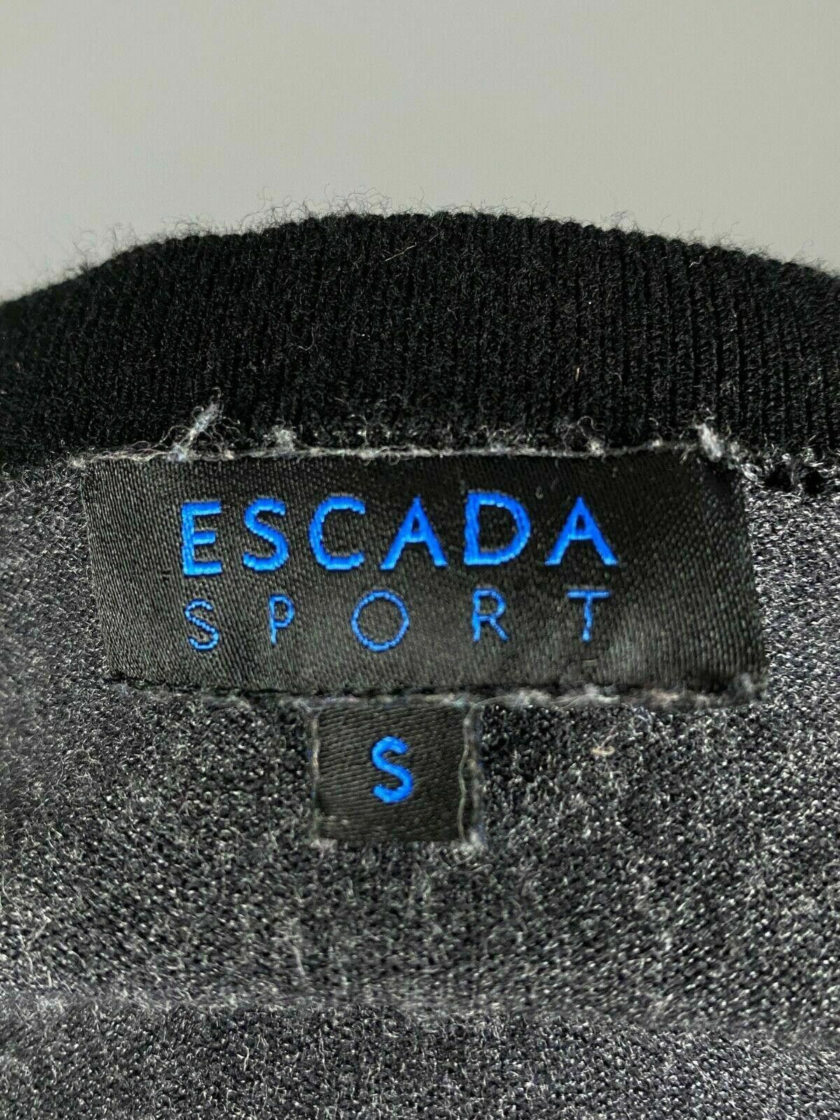 Escada Escada Sport Gray Stretch V-Neck Sweater Size S Size S / US 4 / IT 40 - 9 Thumbnail