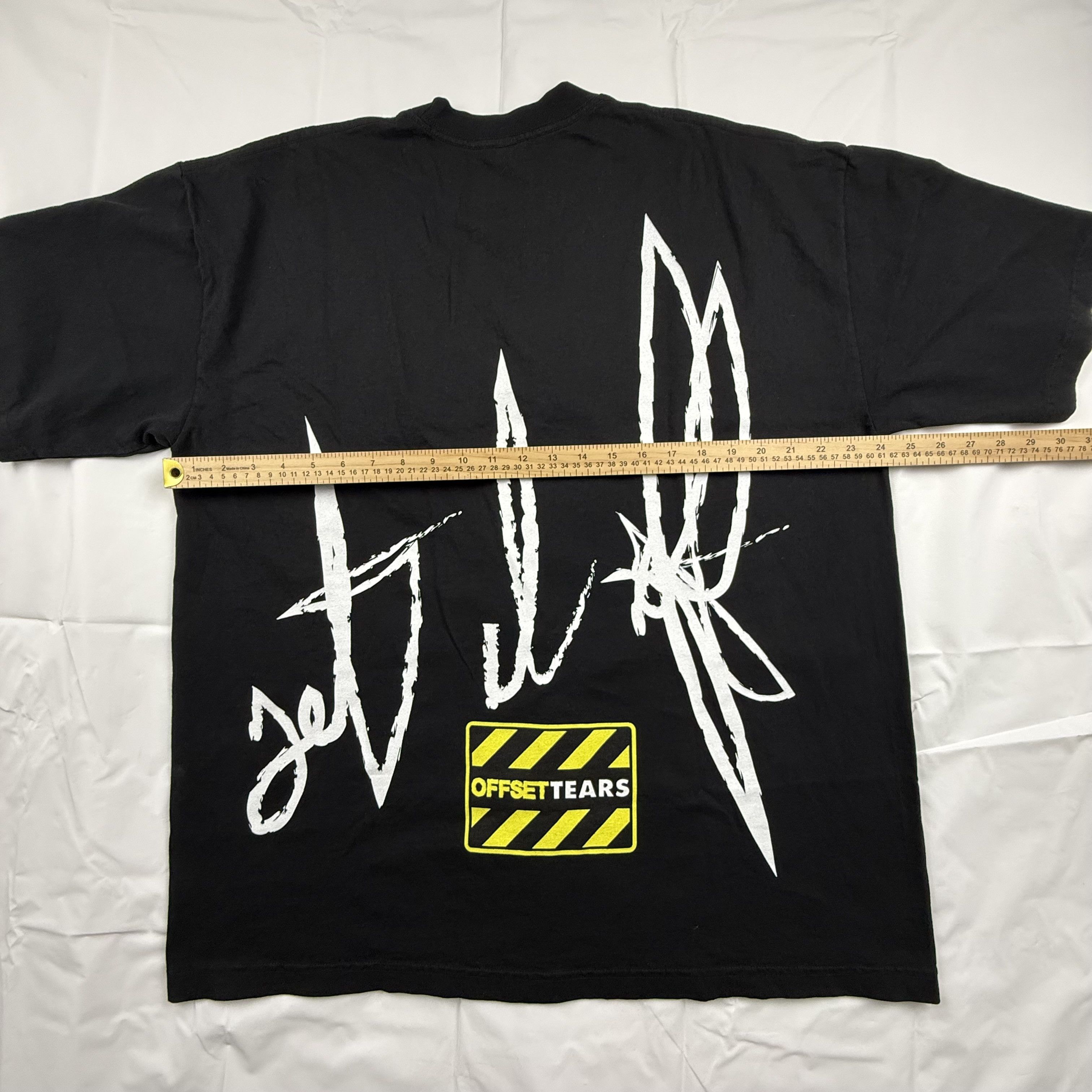 DENIM TEARS Denim Tears x Offsettears Set It Off T-Shirt Black XL Mens Size US XL / EU 56 / 4 - 6 Thumbnail