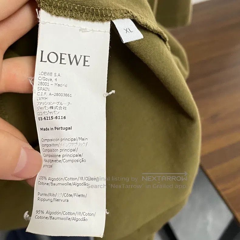 Loewe Loewe Short-sleeved T-shirt with Anagram embroidered logo Size US XL / EU 56 / 4 - 5 Thumbnail