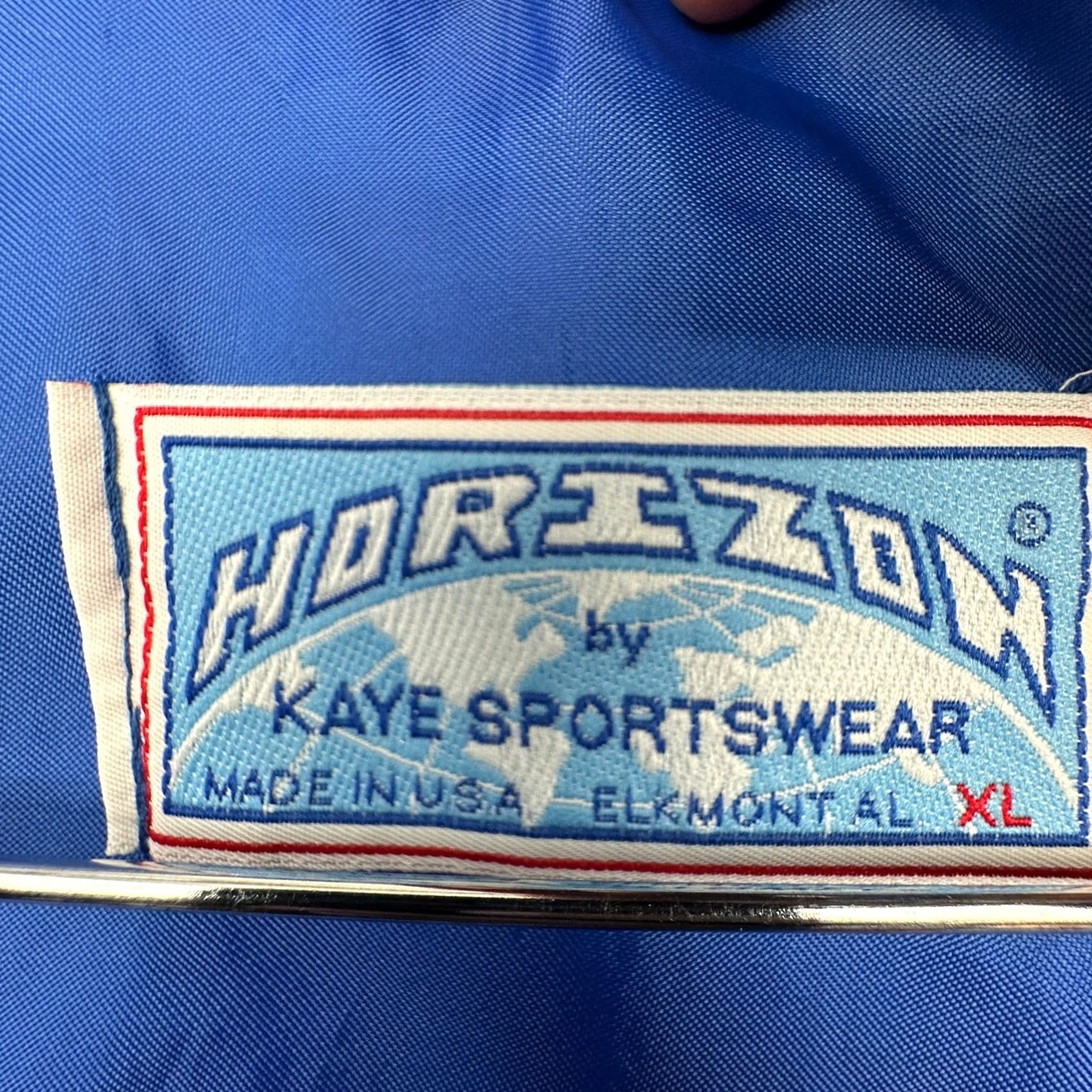 Vintage VINTAGE Horizon Kaye Jacket Windbreaker Racing Adult XXL Blue Euro Mens Size US XXL / EU 58 / 5 - 3 Thumbnail