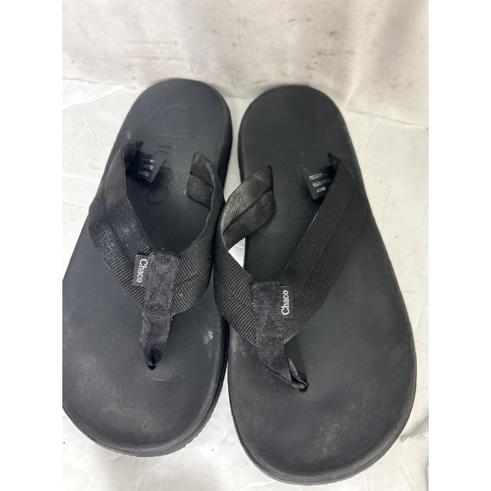 Chaco Chaco Womens Flip Flop Sandal Black 7 Thong Shoes Size US 7 / IT 37 - 6 Thumbnail